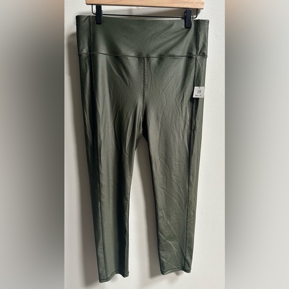 NEW Sweaty Betty Plus Size High Shine Compression Leggings Women’s XXL Green - Picture 2 of 13